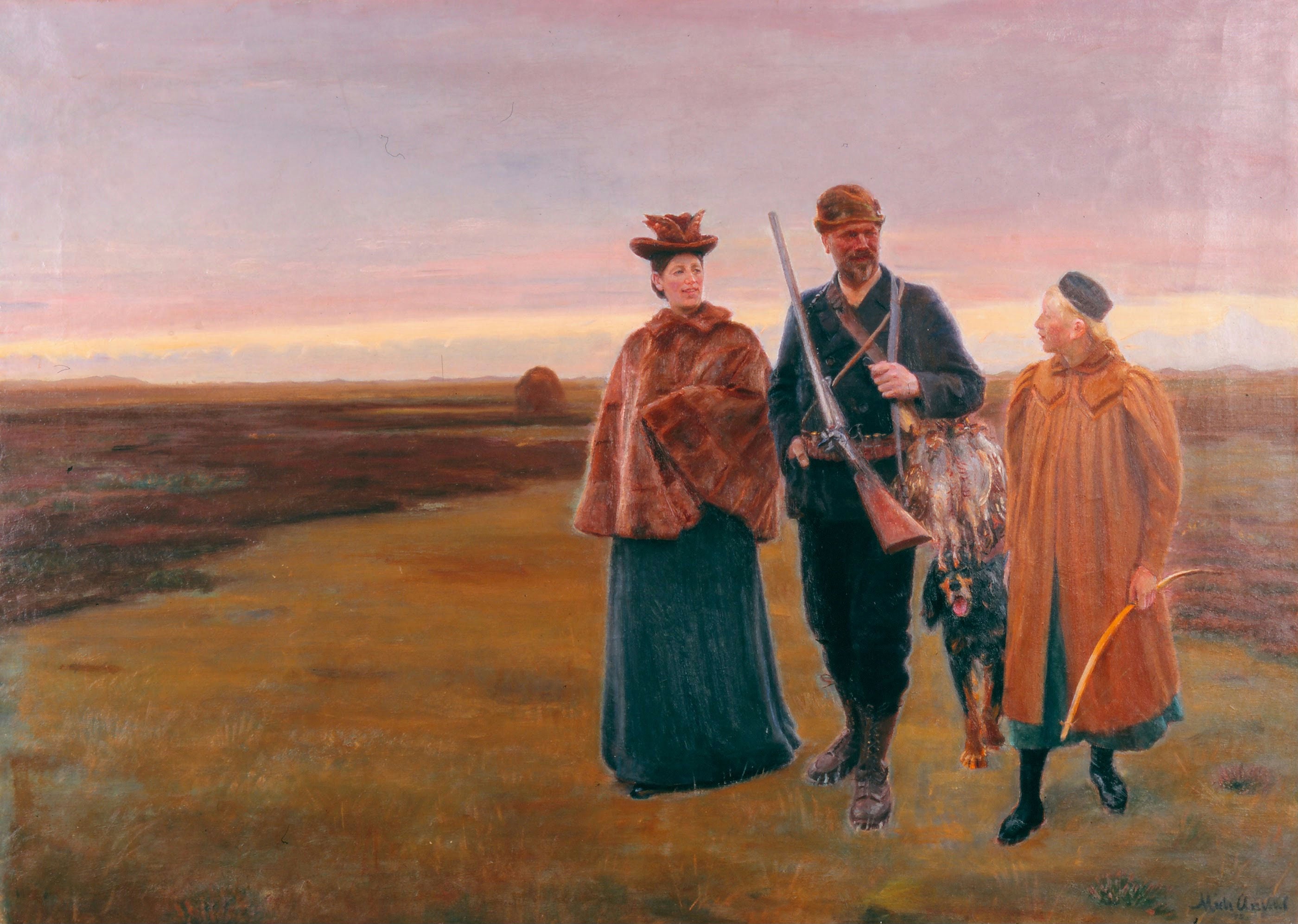 De retour du tournage. - Michael Peter Ancher - Alpha Reproduction