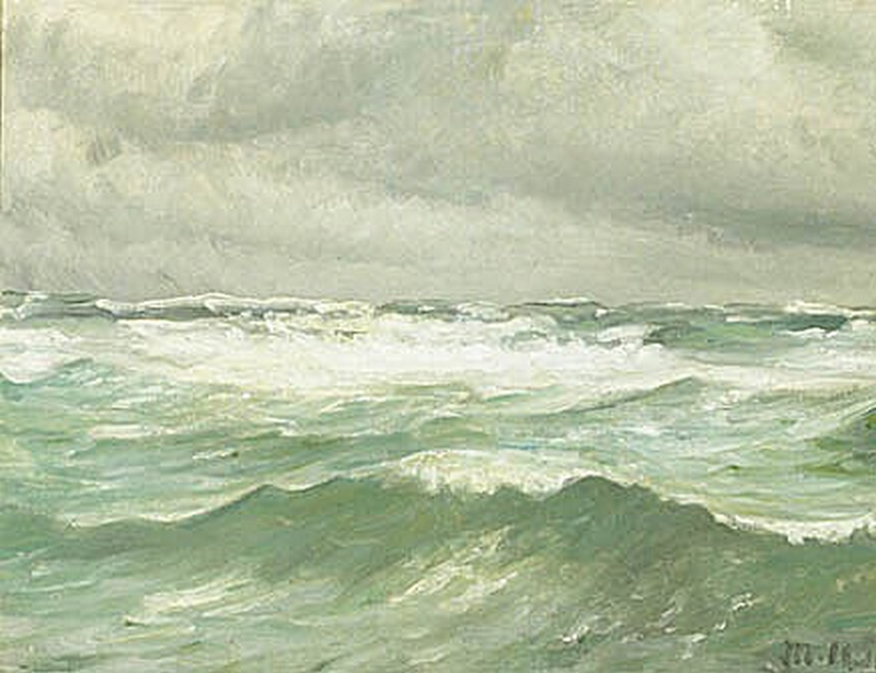 Paesaggio marino. -Michael Peter Ancher