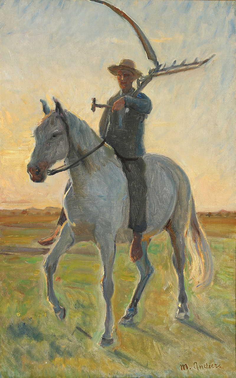Seren ��il cavaliere��. -Michael Peter Ancher