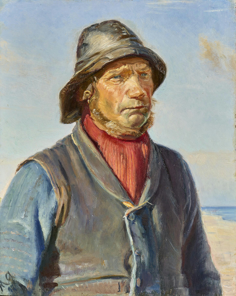 Un pescatore di Skagen (2) - Michael Peter Ancher