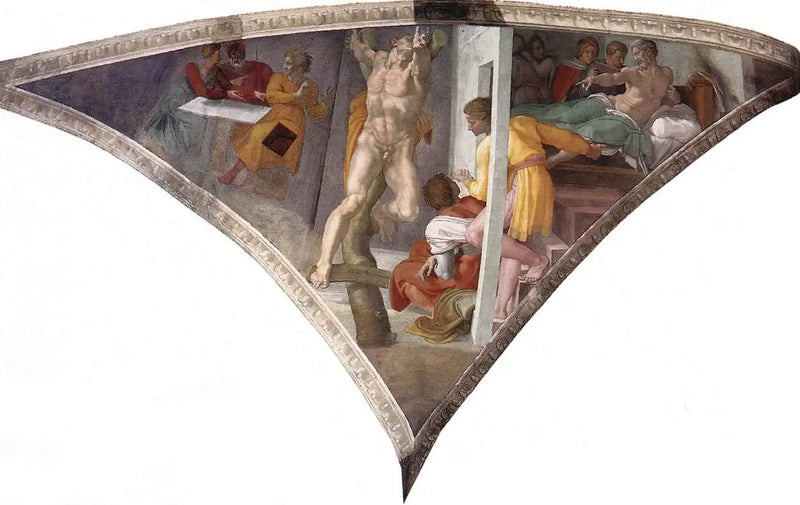 Il Castigo di Aman - Michelangelo