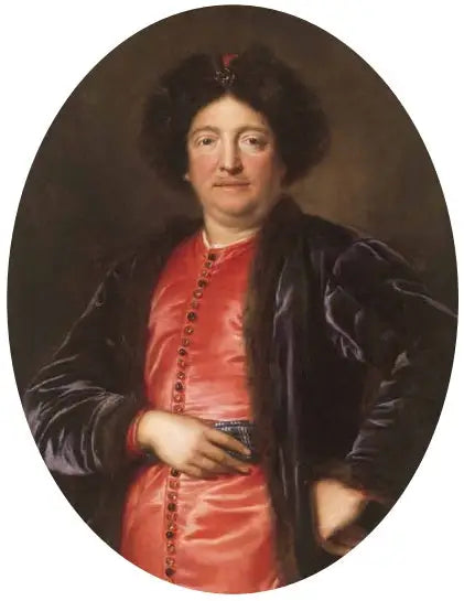 Ritratto di un uomo in costume polacco, molto probabilmente Jean II Casimir Vasa, re di Polonia - Pierre Mignard