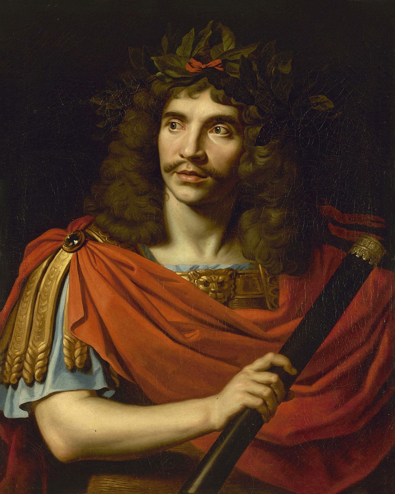 Molière in Cesare in « La Morte di Pompeo » – Nicolas Mignard (circa 1650)