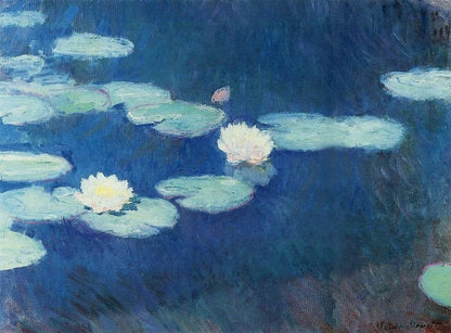 Ninfee blu – Claude Monet (circa 1906)