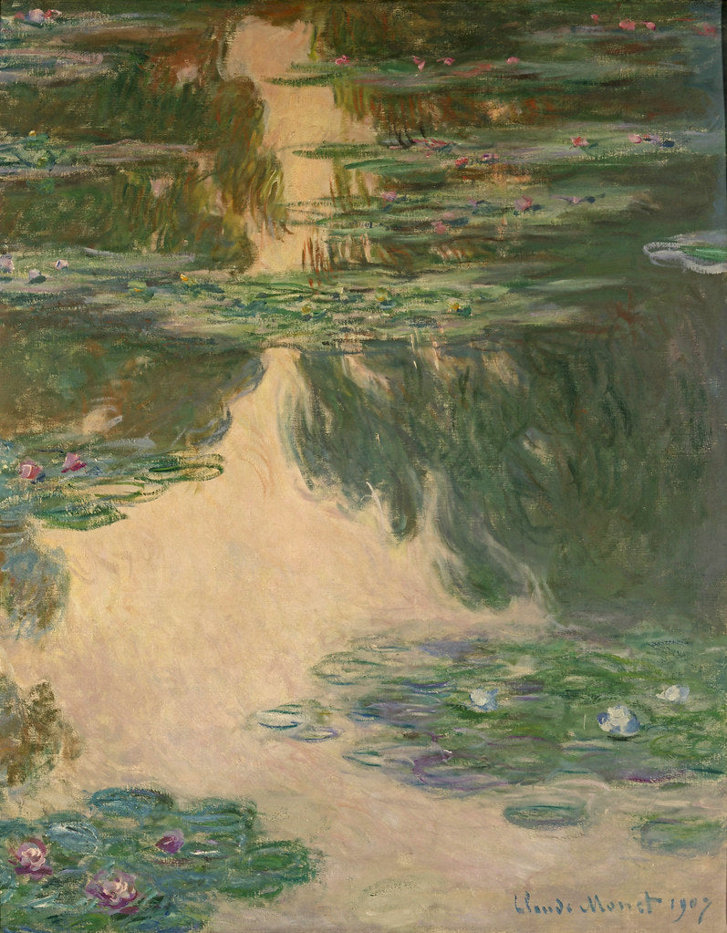 🌸 Ninfee arancioni (1907) – Claude Monet