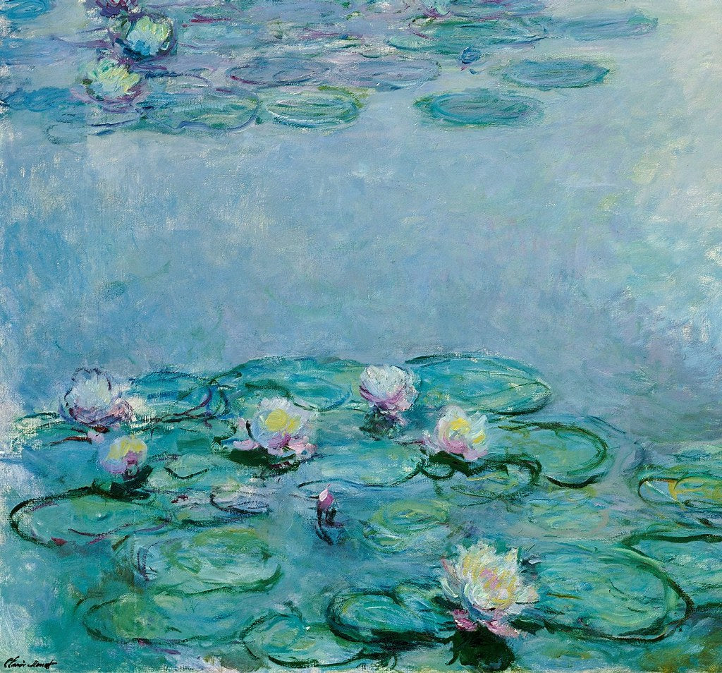 🌸 Ninfee – Dettaglio di fiori in primo piano, Claude Monet