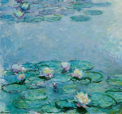 🌸 Ninfee – Dettaglio di fiori in primo piano, Claude Monet