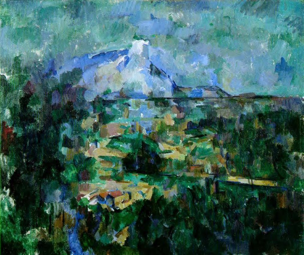 Reproduction du tableau « La Montagne Sainte-Victoire vue des Lauves - Paul Cézanne » par Alpha Reproduction en peinture à l’huile