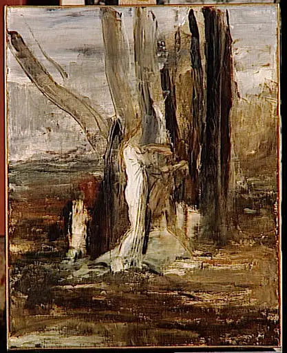 Jacob e l'Angelo - Gustave Moreau
