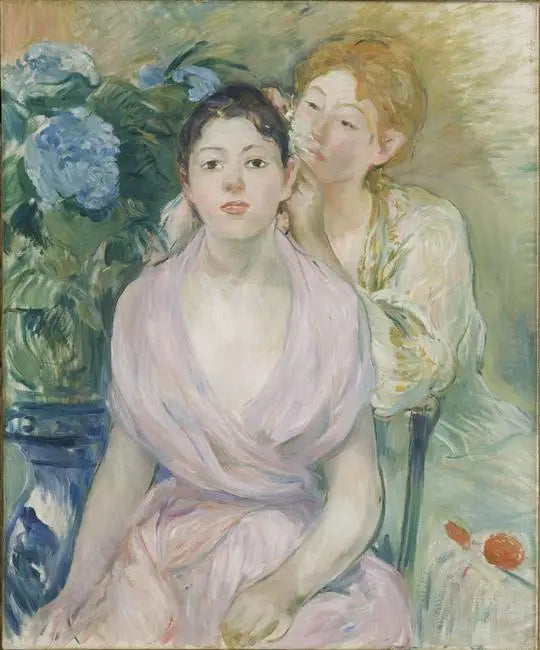 Reproduction du tableau « L'Hortensia - Berthe Morisot » par Alpha Reproduction en peinture à l’huile