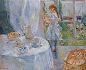 Reproduction du tableau « Intérieur du cottage - Berthe Morisot » par Alpha Reproduction en peinture à l’huile