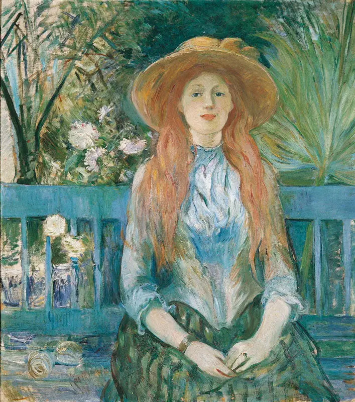 Ragazza in un parco - Berthe Morisot