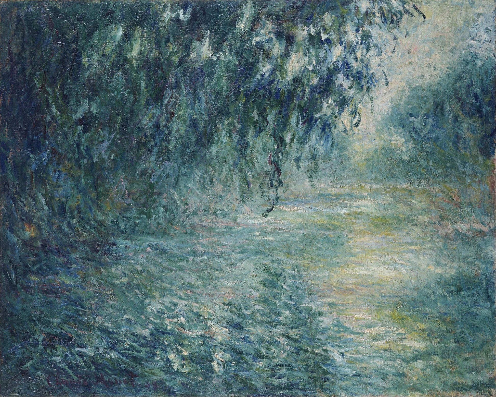Reproduction du tableau « Matinée sur la Seine – Monet 1898 » par Alpha Reproduction en peinture à l’huile