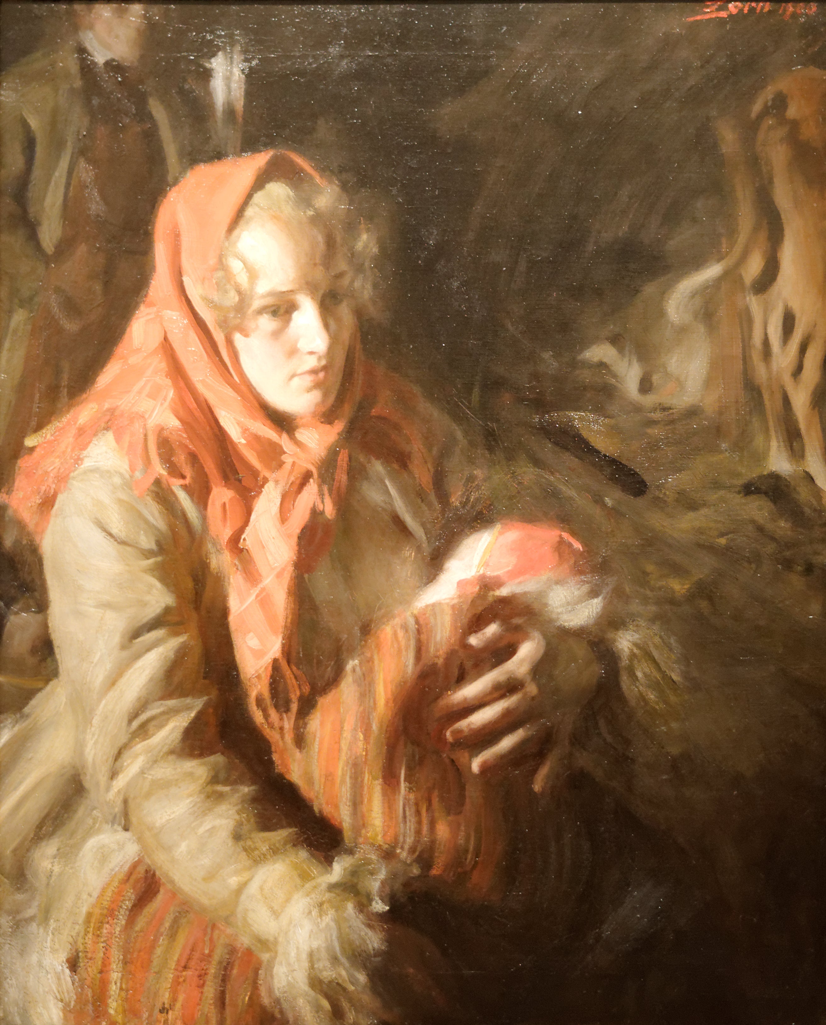 Mère et enfant - Anders Zorn