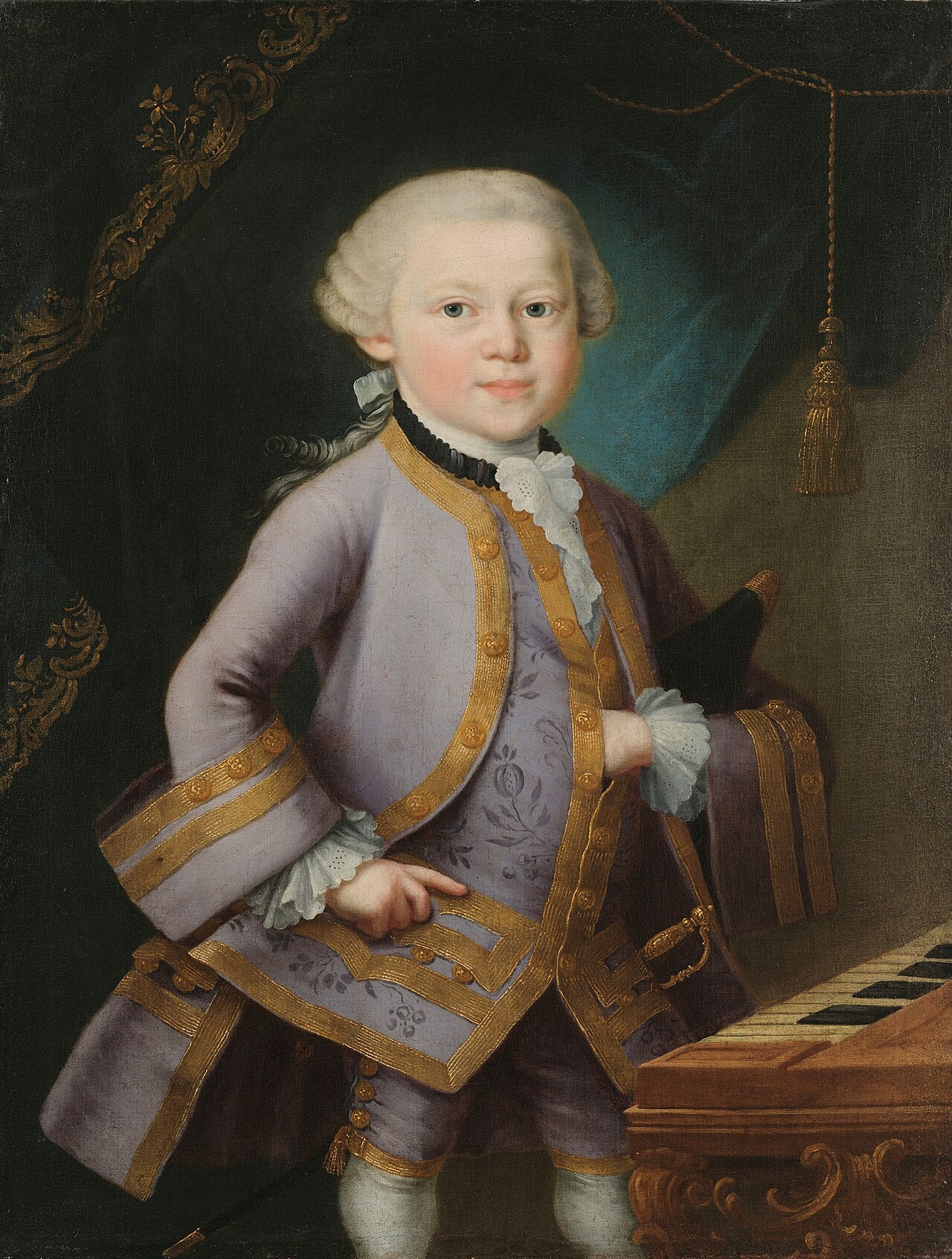 Mozart all'età di sei anni – Attribuito a Leopold Mozart
