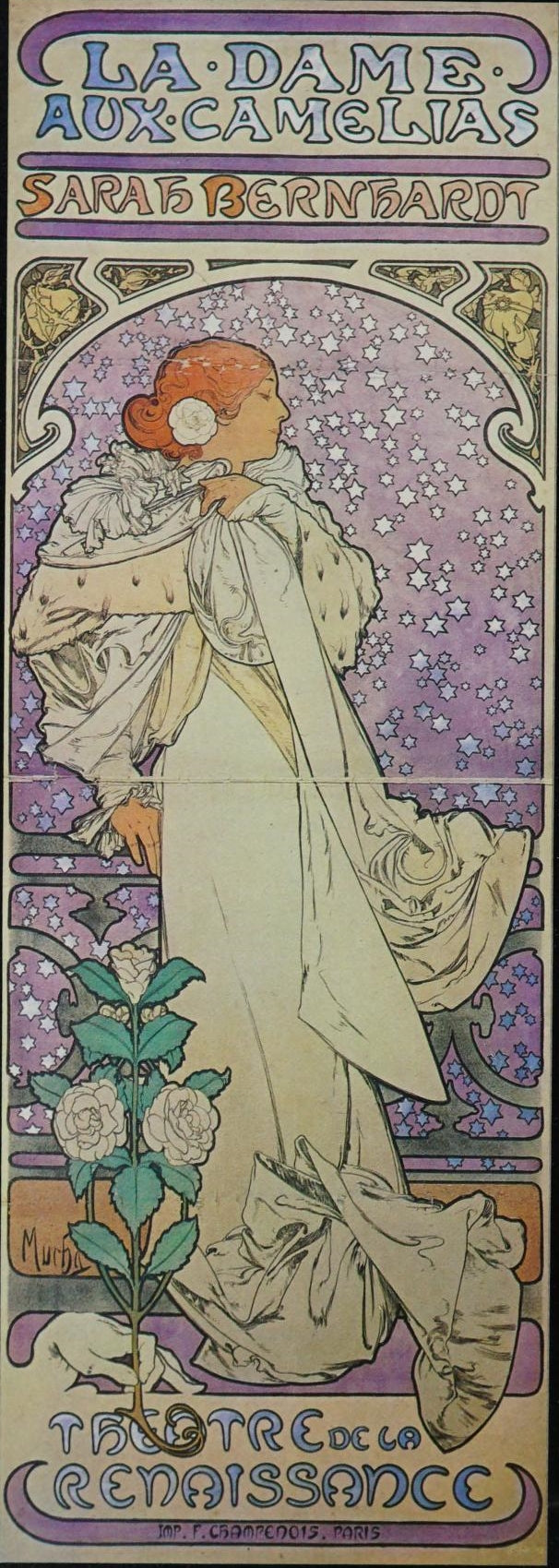 La Dame aux camélias - Alfons Mucha