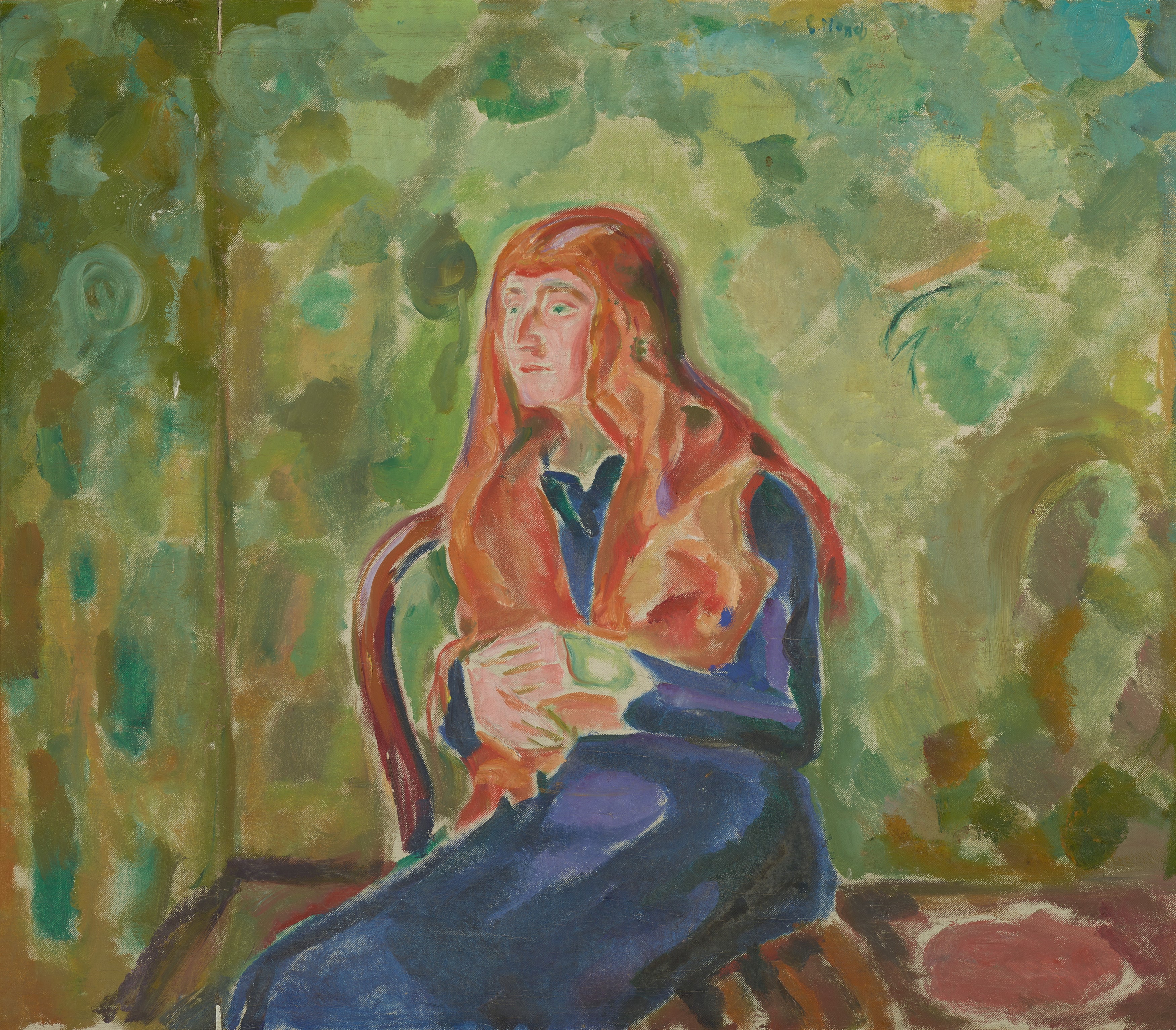Reproduction du tableau « Perles de Kate - Edvard Munch » par Alpha Reproduction en peinture à l’huile