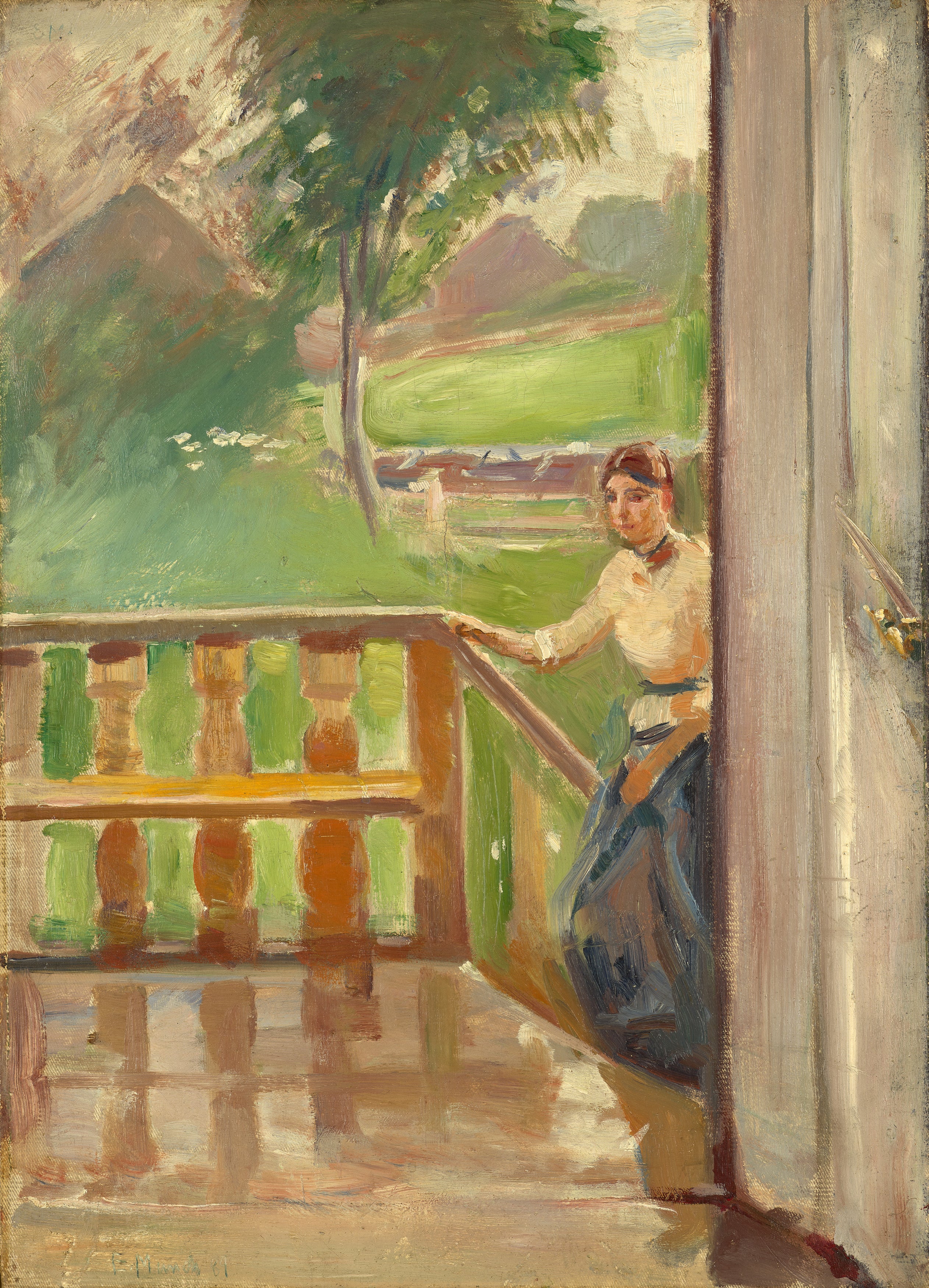 Reproduction du tableau « Été - Edvard Munch » par Alpha Reproduction en peinture à l’huile