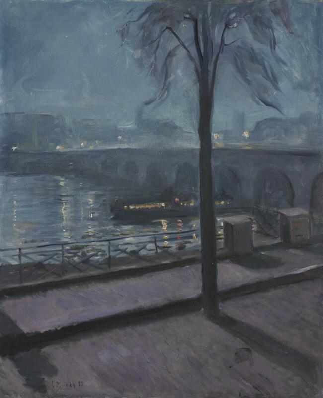 Reproduction du tableau « La Seine à Saint-Cloud - Edvard Munch » par Alpha Reproduction en peinture à l’huile
