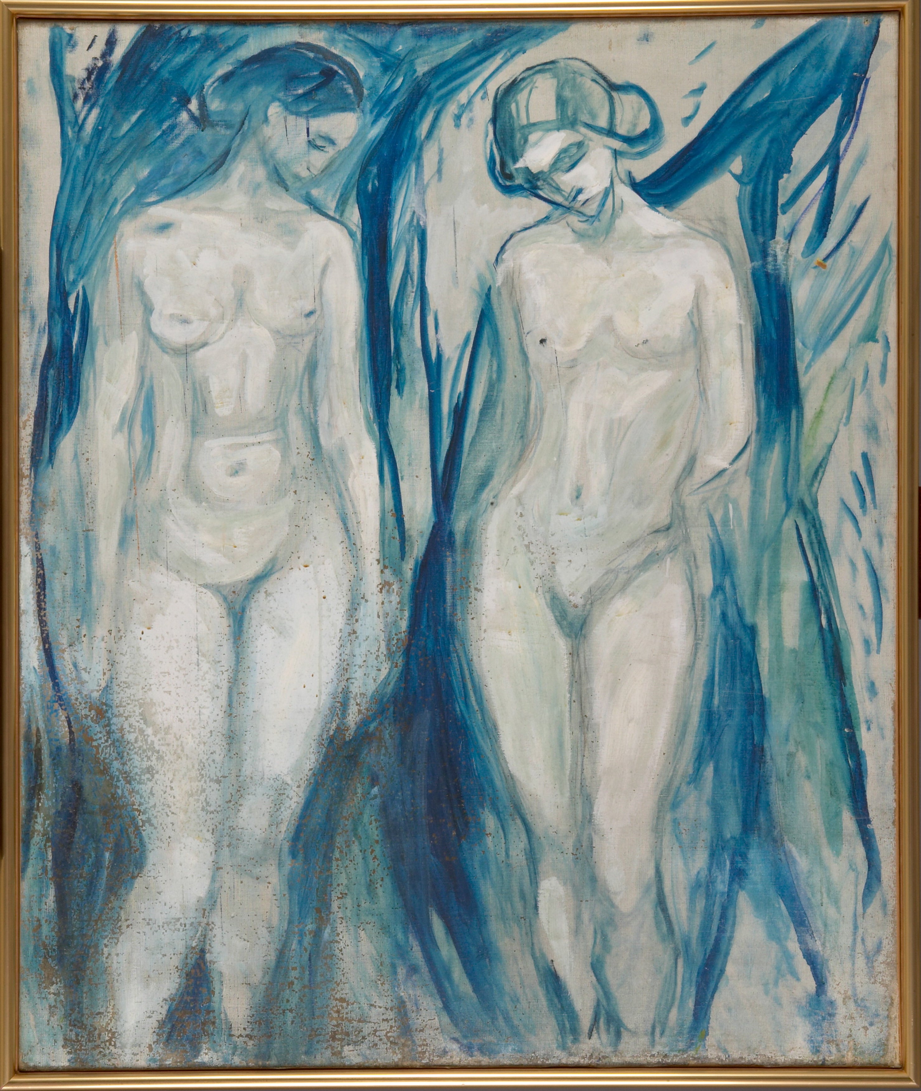 Reproduction du tableau « Deux Grâces - Edvard Munch » par Alpha Reproduction en peinture à l’huile