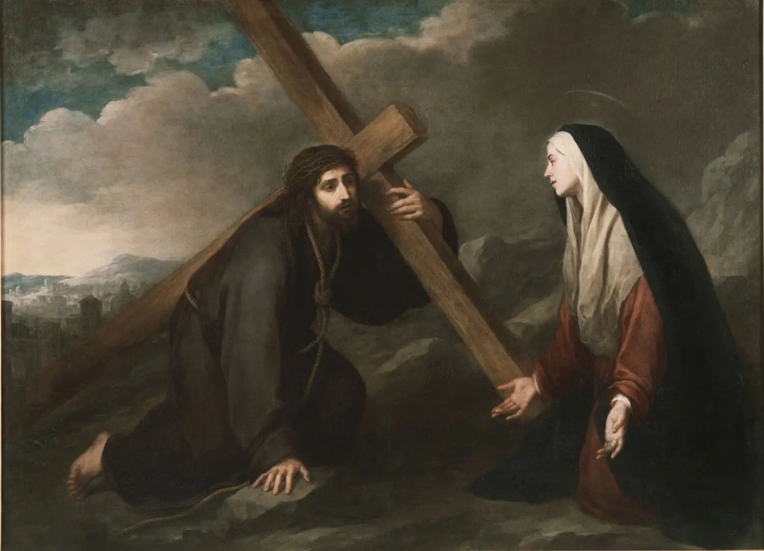 Le Christ portant la croix - Bartolomé Esteban Murillo - Alpha Reproduction