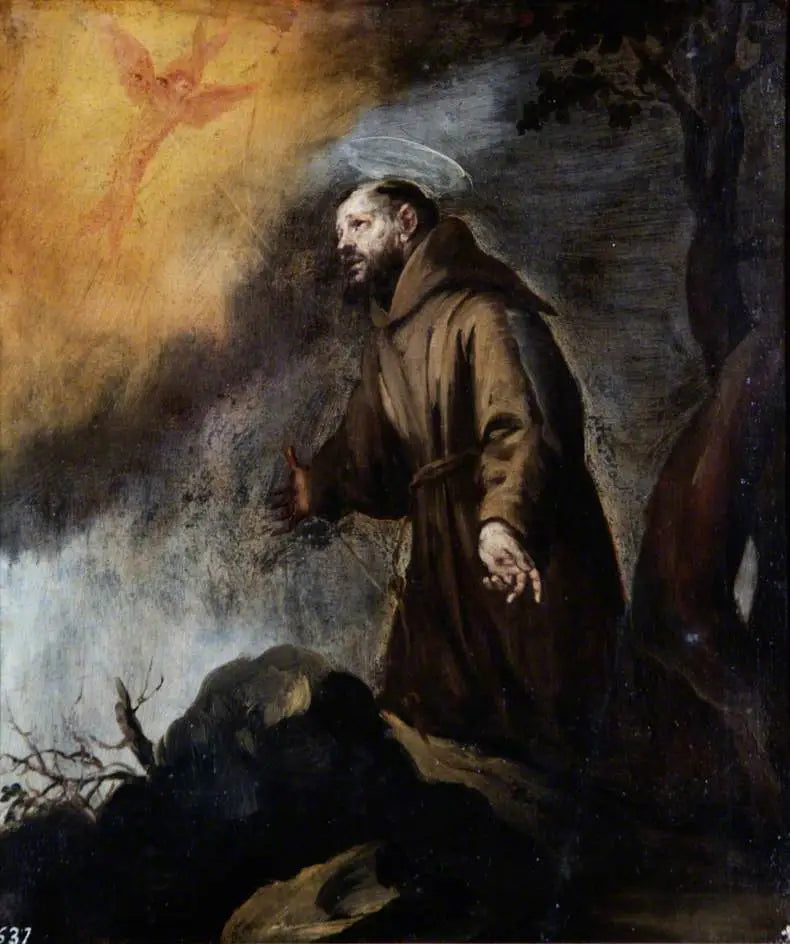 Saint François recevant les stigmates - Bartolomé Esteban Murillo - Alpha Reproduction
