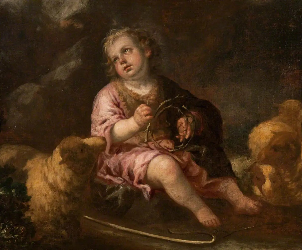 L’Enfant Jésus comme Bon Pasteur - Bartolomé Esteban Murillo - Alpha Reproduction
