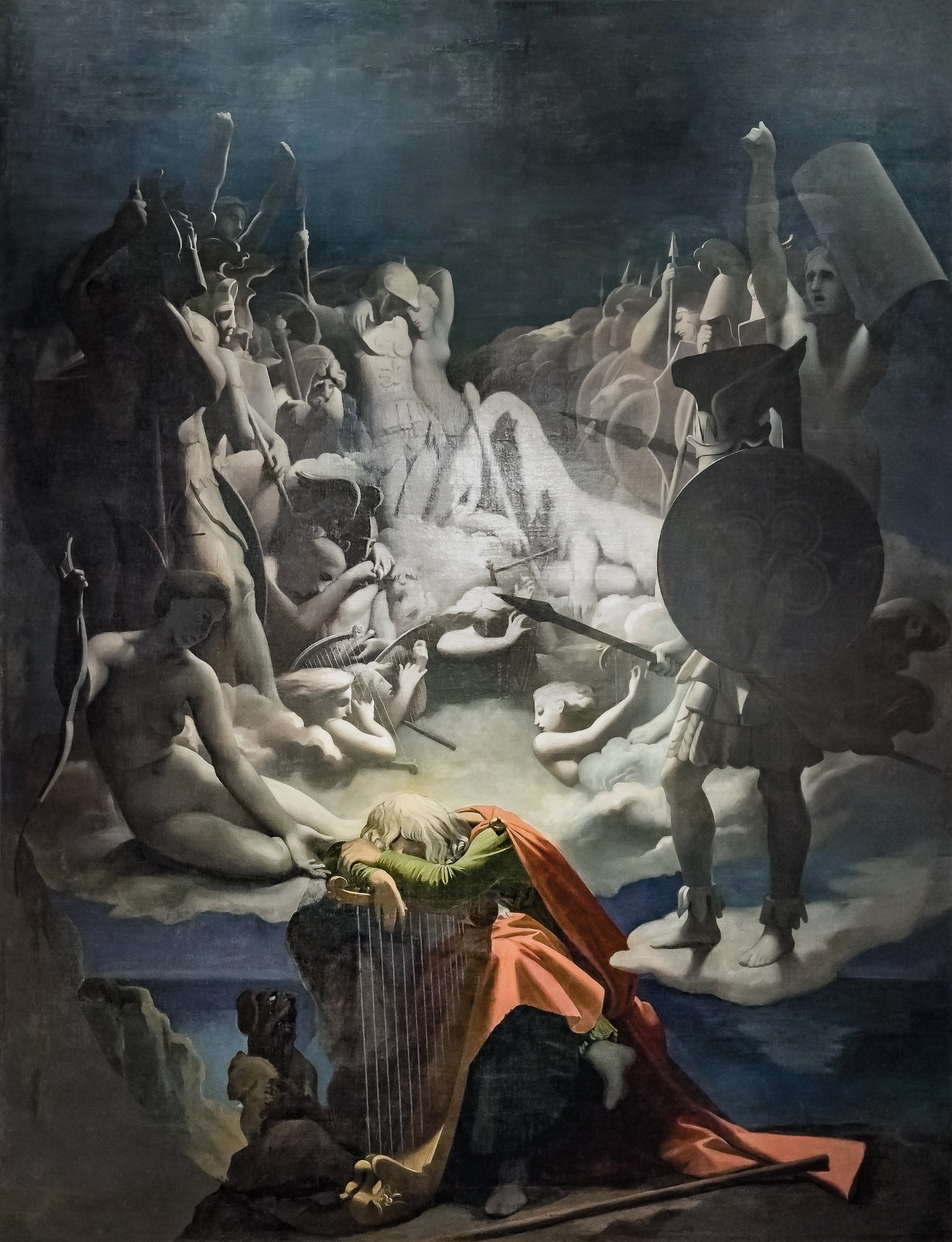 Il Sogno di Ossian - Jean-Auguste-Dominique Ingres