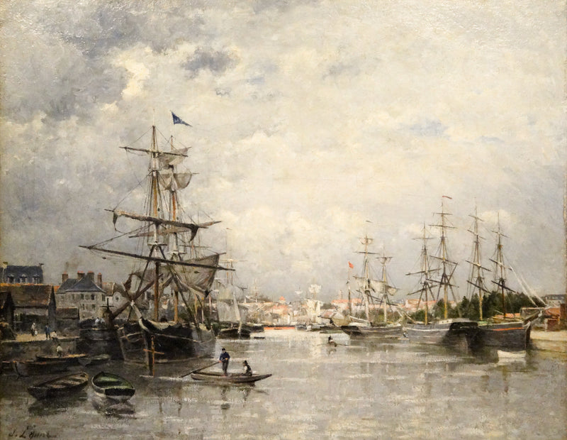 Il porto di Caen - Stanislas Lépine