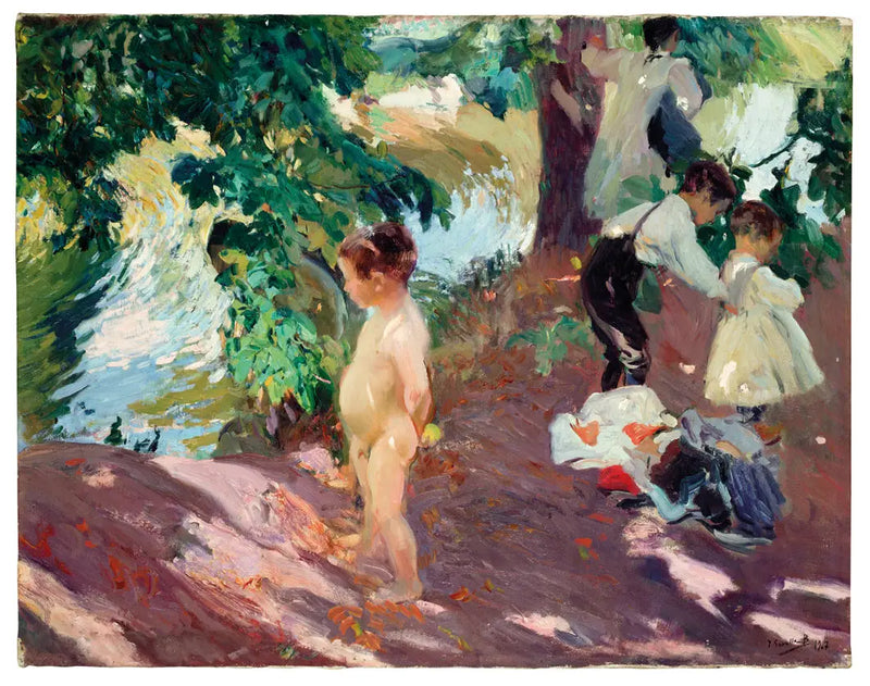 Il Bagno a La Granja - Joaquín Sorolla
