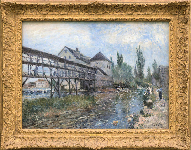 Il Mulino Provencher a Moret - Alfred Sisley