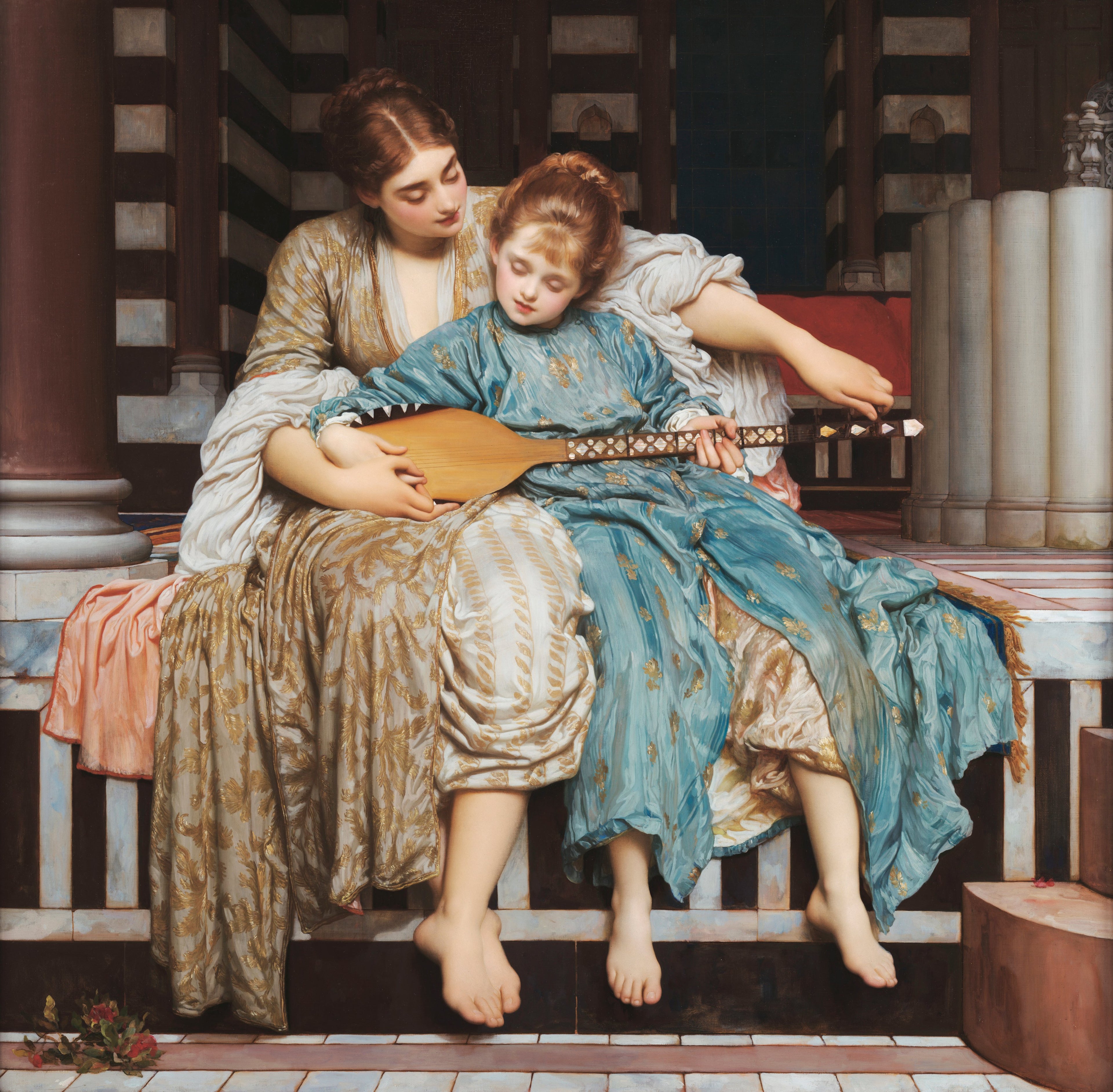 Leçon de musique - Frederic Leighton