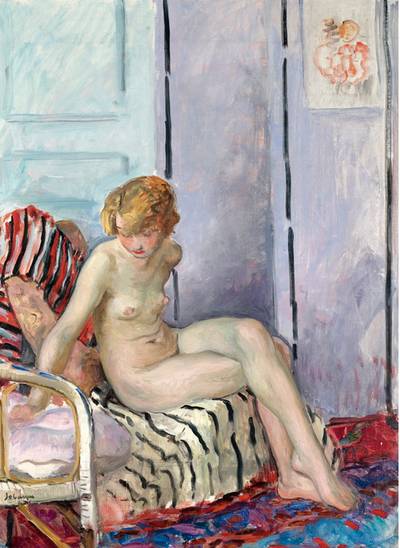 Nudo seduto - Henri Lebasque
