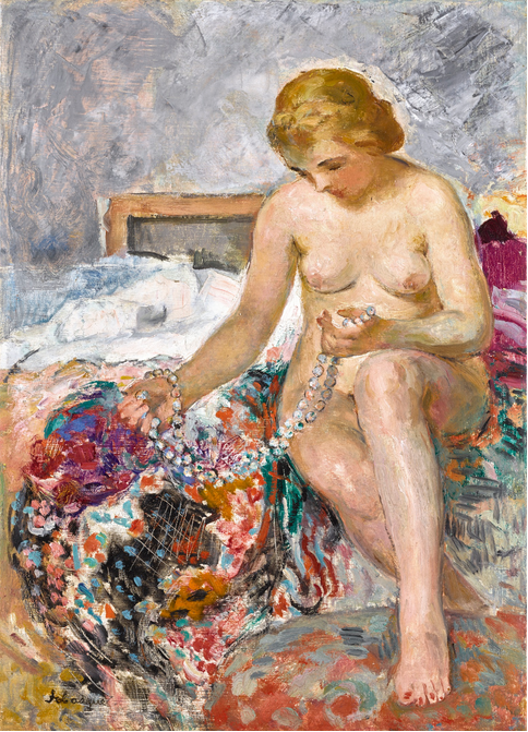 Nudo alla collana di perle - Henri Lebasque