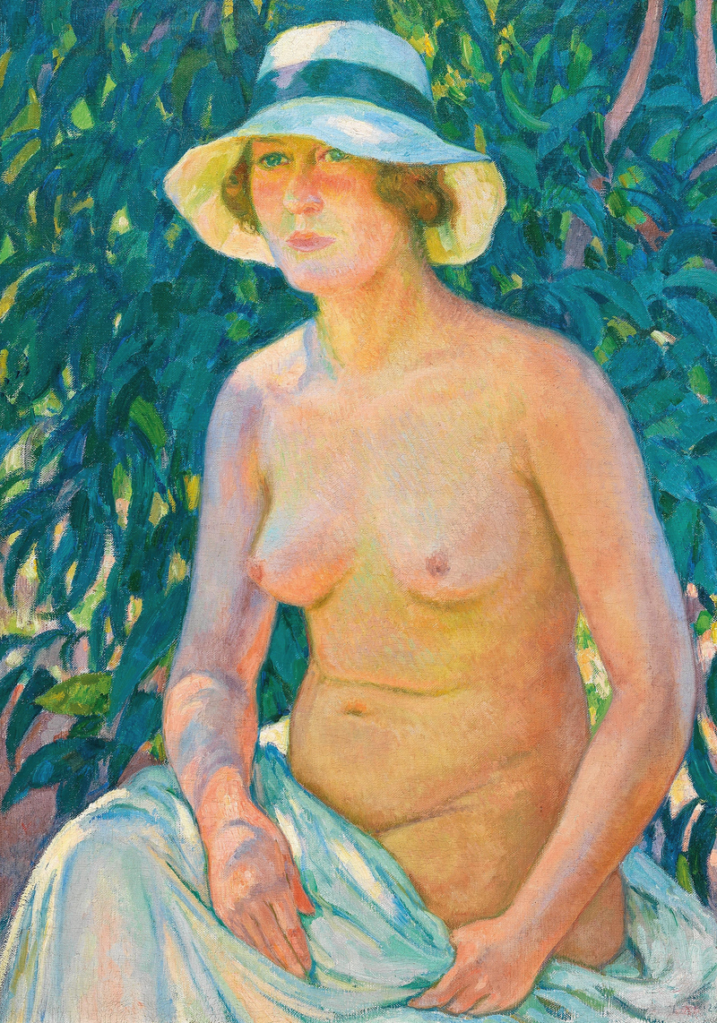 Nudo a Panama, di fronte - The��o van Rysselberghe