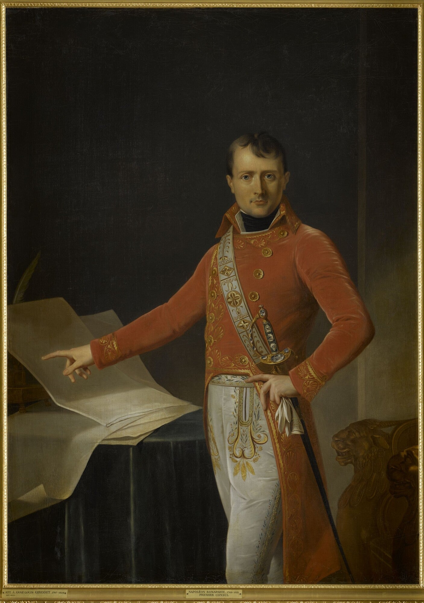 Napoléon Bonaparte alors Premier Consul - Anne-Louis Girodet