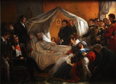 Napoléon sur son lit de mort - Charles de Steuben - Alpha Reproduction