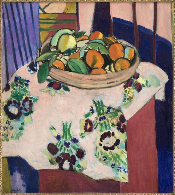 Reproduction du tableau « Nature morte aux oranges - Henri Matisse » par Alpha Reproduction en peinture à l’huile