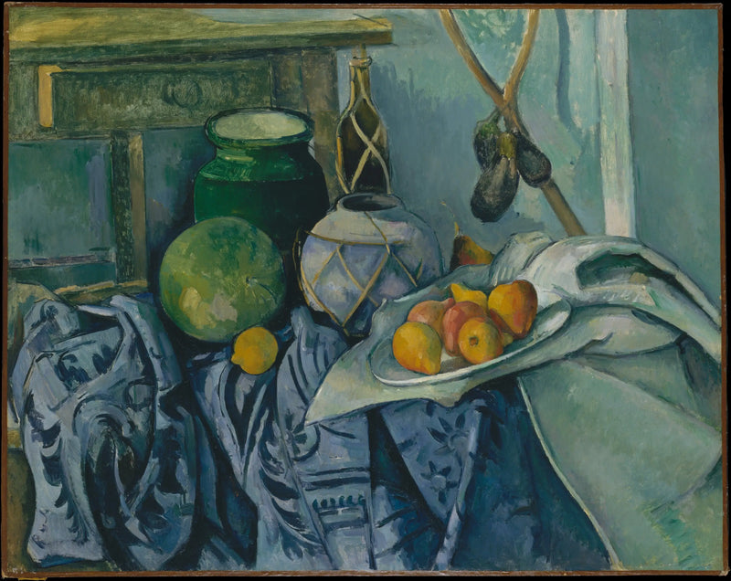 Natura morta con melanzane - Paul Cézanne