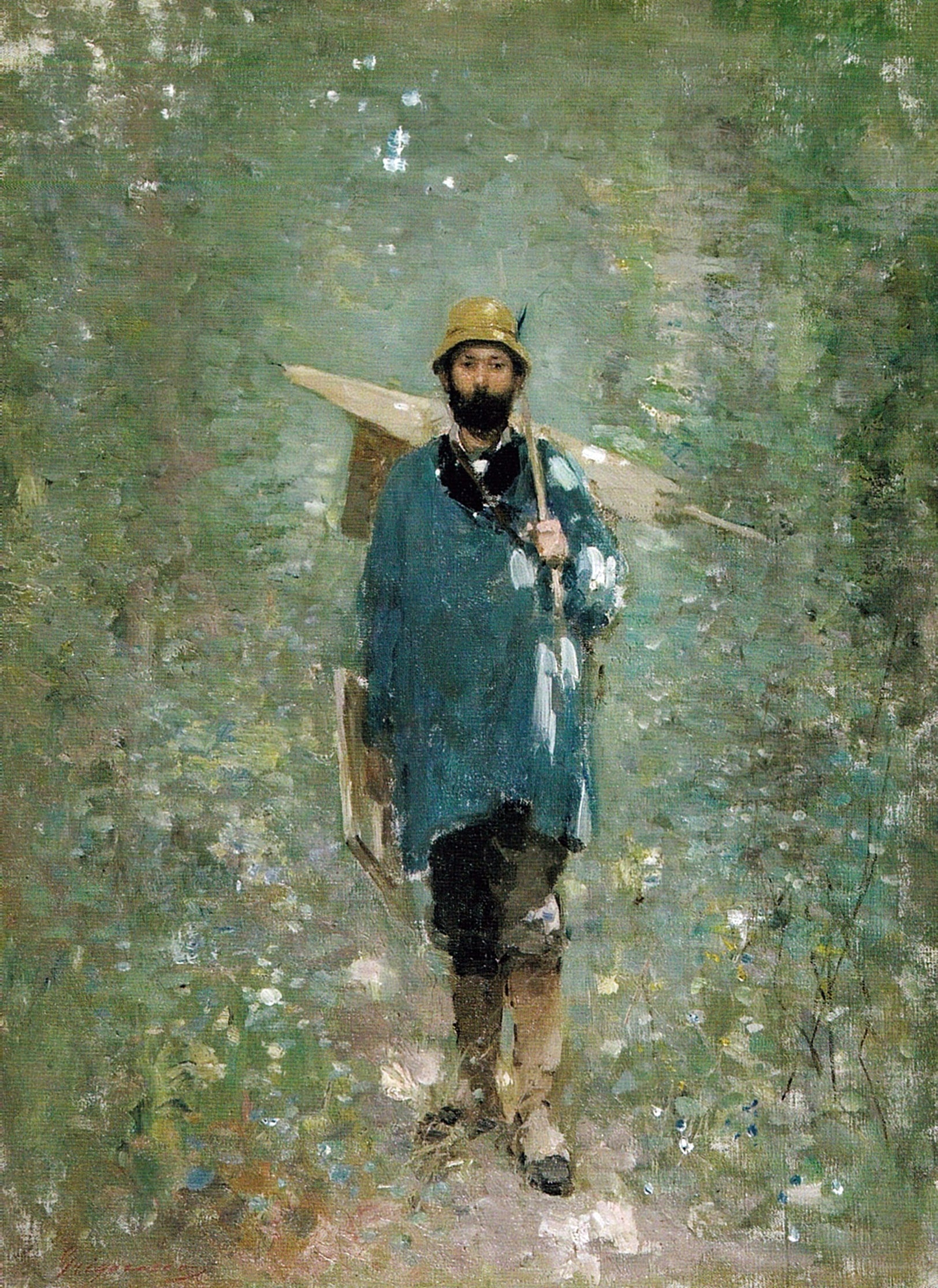 Andreescu à Barbizon, Nicolae Grigorescu, 1882, peinture à l’huile