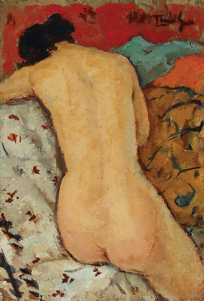 Nu dans la chambre, Nicolae Tonitza, 1886, peinture à l’huile