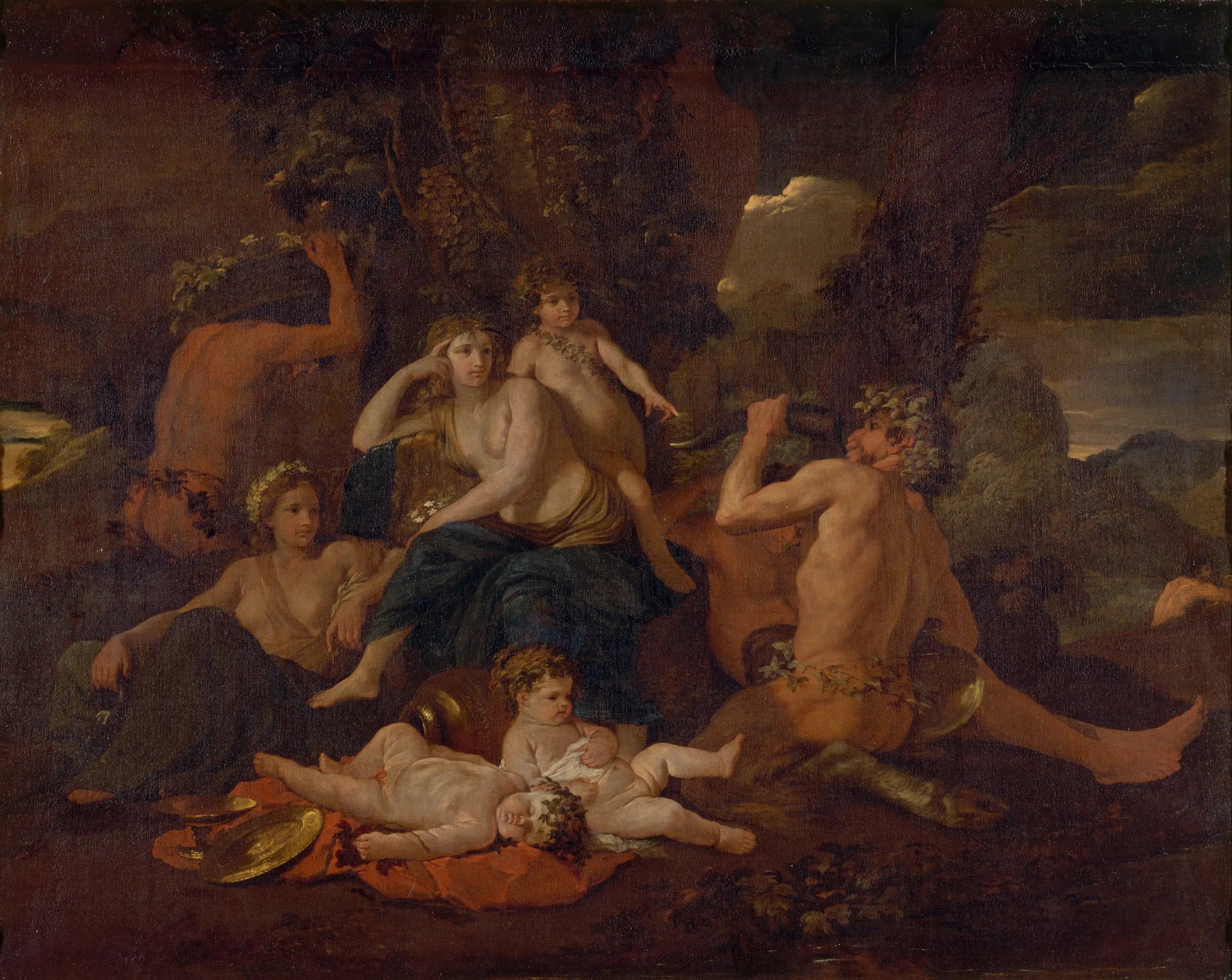L’Enfance de Bacchus - Nicolas Poussin - Alpha Reproduction