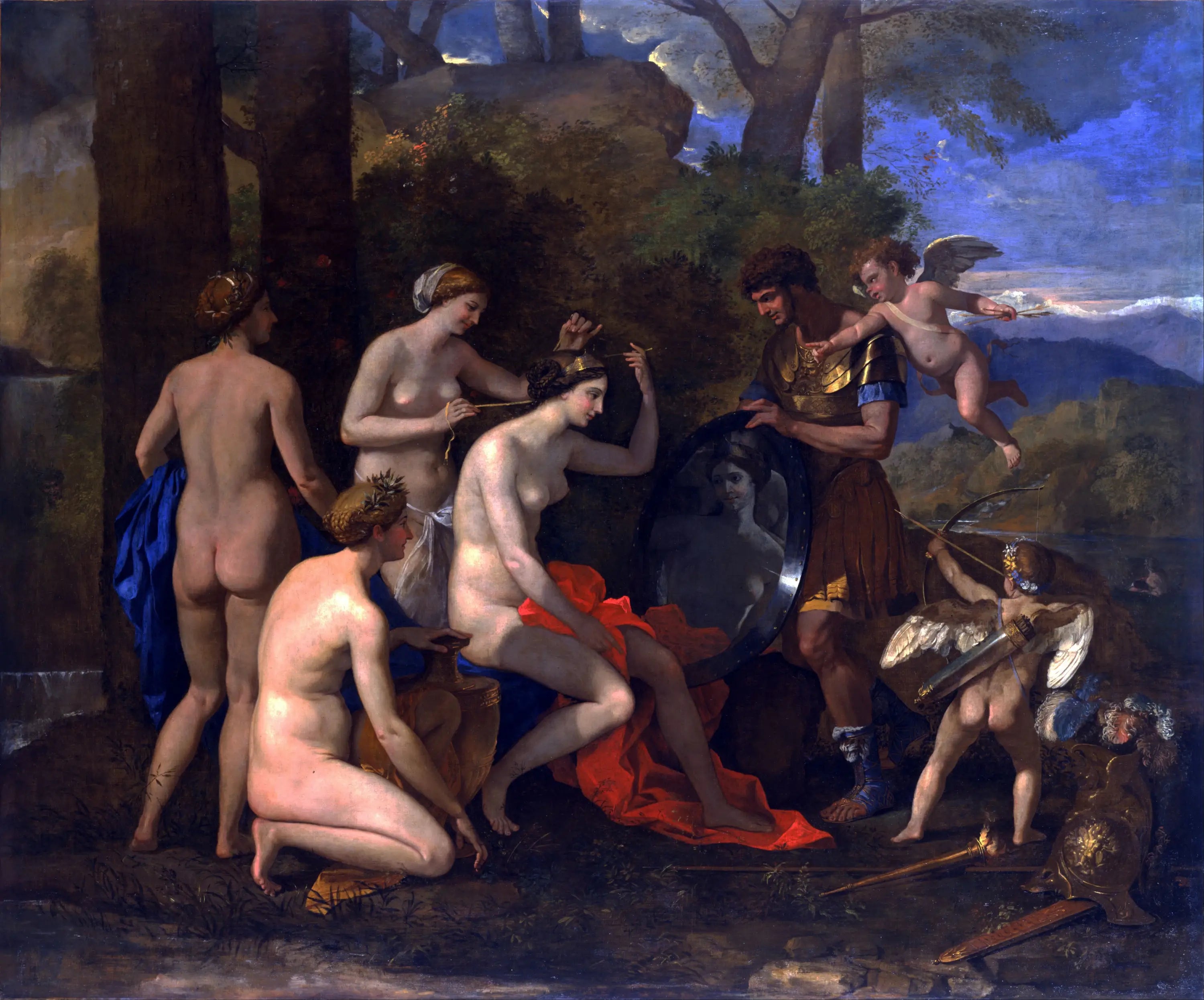Vénus et Mars - Nicolas Poussin - Alpha Reproduction