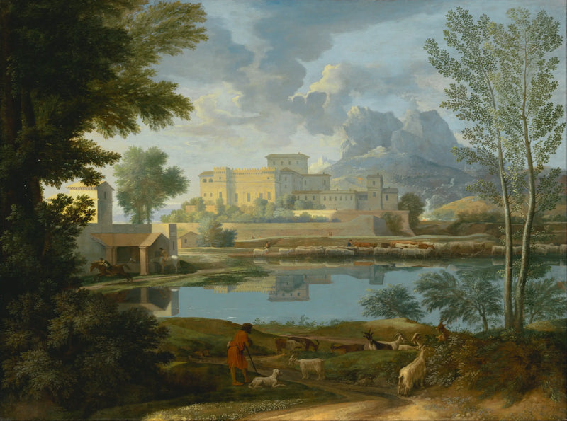 Paesaggio in tempo calmo - Nicolas Poussin