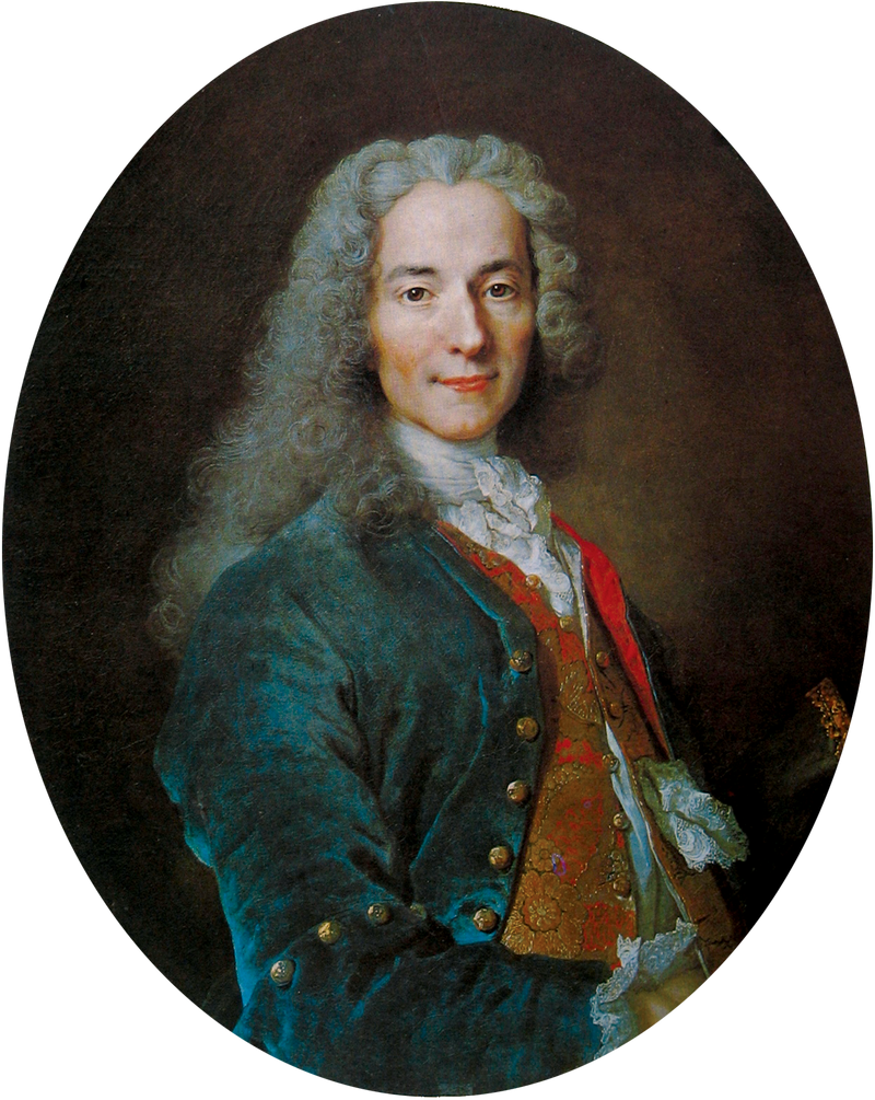 François-Marie Arouet dit Voltaire, écrivain (1694-1778) - Nicolas de Largillière
