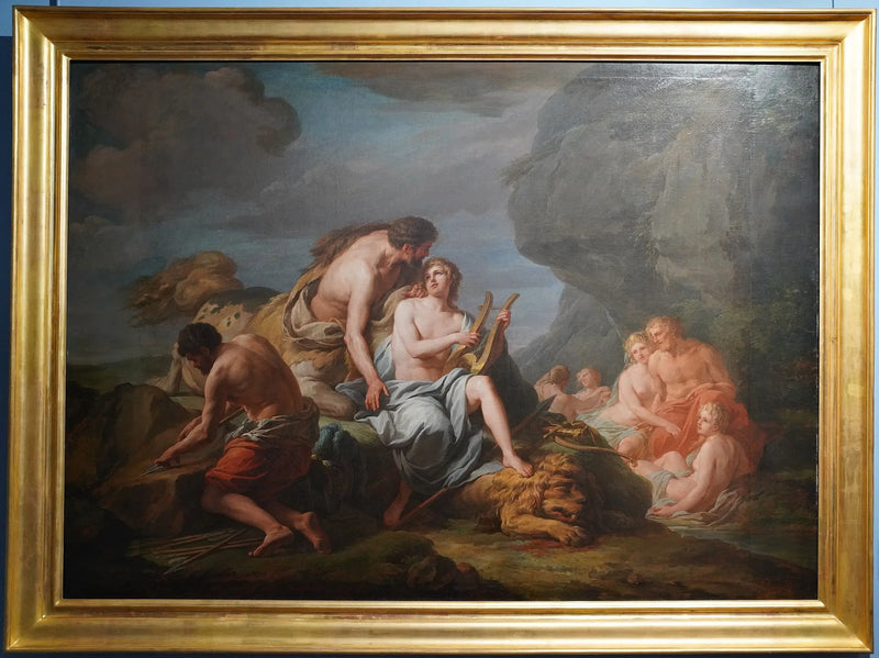 Achille istruito nella musica dal centauro Chirone - Nicolas-Bernard Lépicié