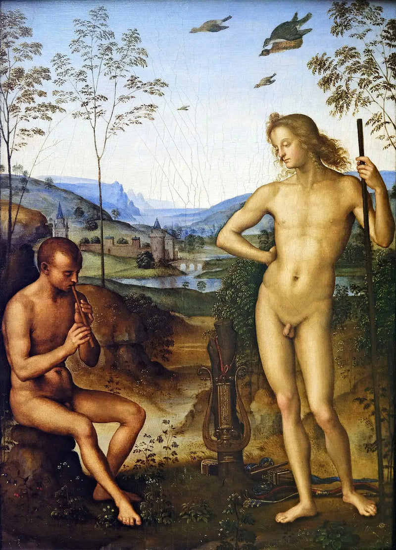Apollon e Dafne - Pietro Perugino