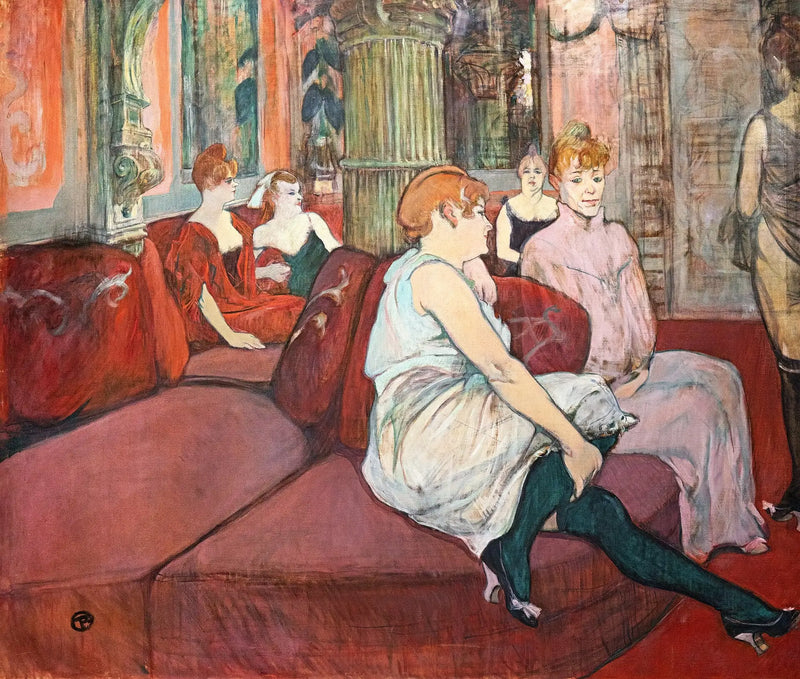 Al Salone di Rue des Moulins - Henri de Toulouse-Lautrec