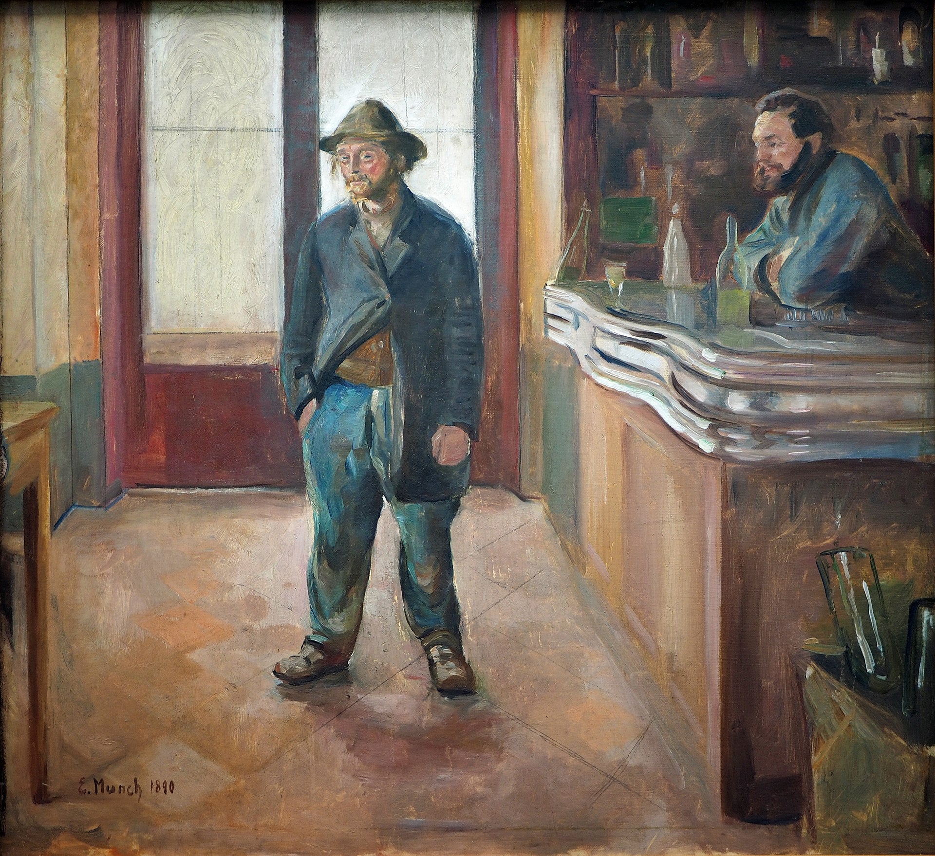 Al bar - Edvard Munch
