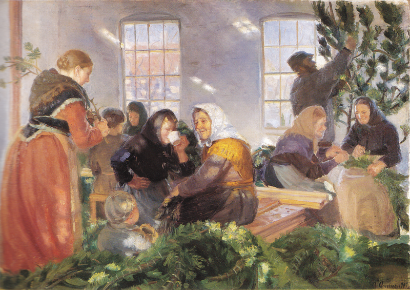 Prima che arrivi il re - Anna Ancher